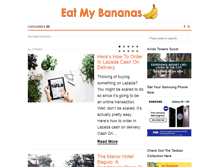 Tablet Screenshot of eatmybananas.com